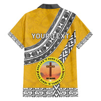 Personalised Anastasis College Family Matching Short Sleeve Bodycon Dress and Hawaiian Shirt Tonga Unique Style - Polynesian Pride