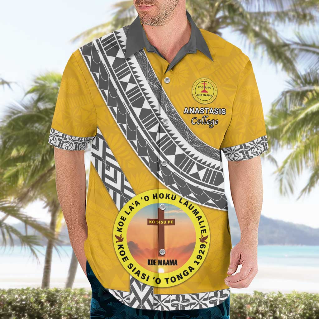Personalised Anastasis College Hawaiian Shirt Tonga Unique Style - Polynesian Pride