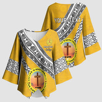 Personalised Anastasis College Kimono Sleeve Blouse Tonga Unique Style - Polynesian Pride