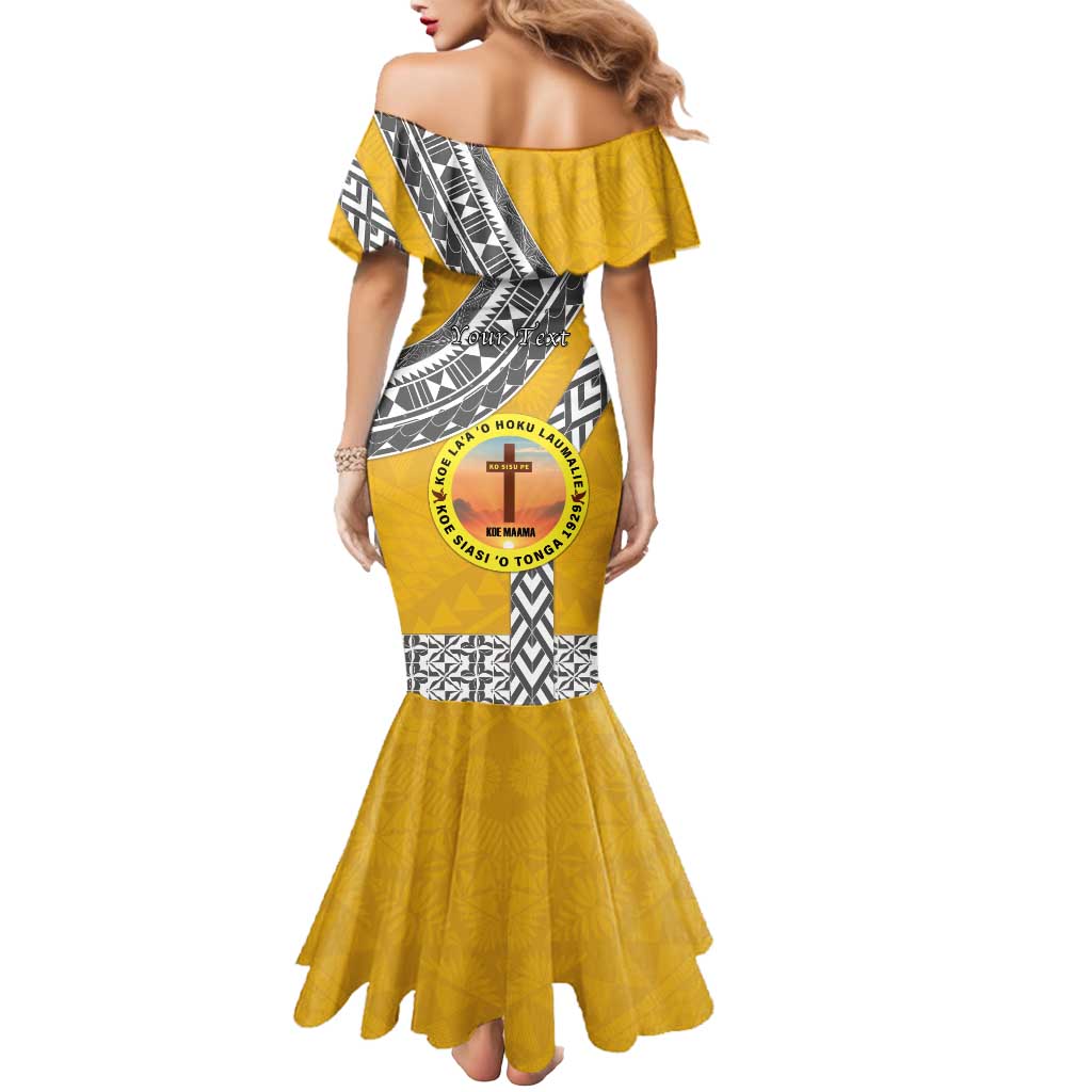 Personalised Anastasis College Mermaid Dress Tonga Unique Style - Polynesian Pride
