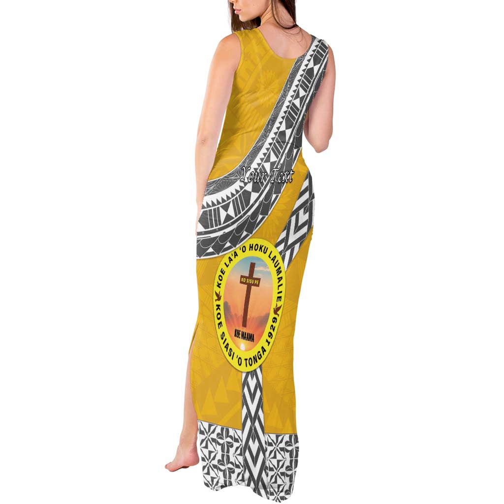 Personalised Anastasis College Tank Maxi Dress Tonga Unique Style - Polynesian Pride