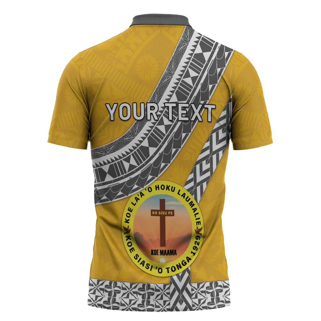 Personalised Anastasis College Zipper Polo Shirt Tonga Unique Style - Polynesian Pride