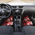 Heart Health Awareness Car Mats Warrior Wears Red Polynesian Style
