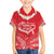 Heart Health Awareness Family Matching Summer Maxi Dress and Hawaiian Shirt Polynesian Red Ribbon