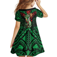 New Zealand ANZAC Day Family Matching Off Shoulder Maxi Dress and Hawaiian Shirt Aotearoa Hei Tiki