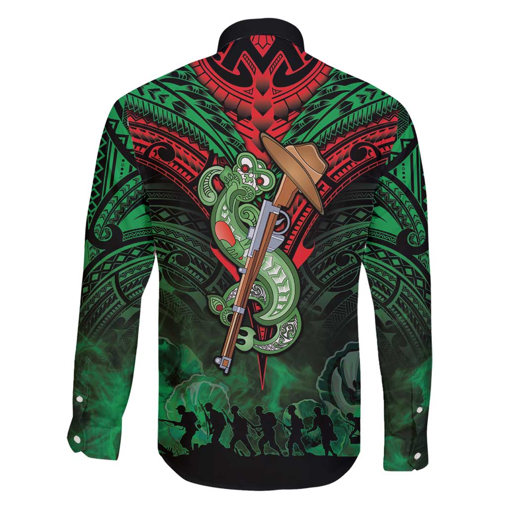 New Zealand ANZAC Day Family Matching Short Sleeve Bodycon Dress and Hawaiian Shirt Aotearoa Hei Tiki LT05 - Polynesian Pride