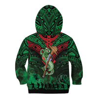 New Zealand ANZAC Day Kid Hoodie Aotearoa Hei Tiki