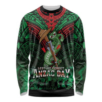 New Zealand ANZAC Day Long Sleeve Shirt Aotearoa Hei Tiki