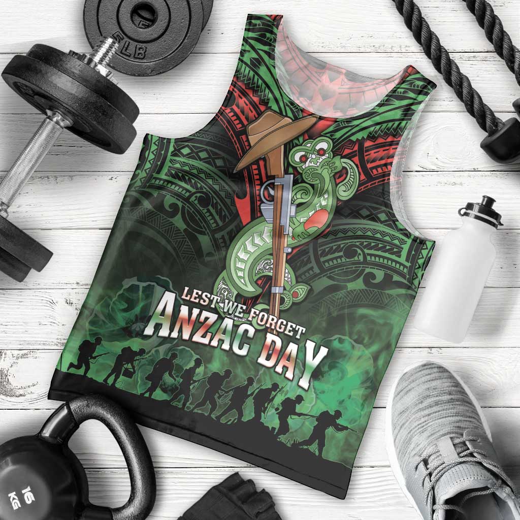 New Zealand ANZAC Day Men Tank Top Aotearoa Hei Tiki