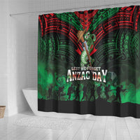 New Zealand ANZAC Day Shower Curtain Aotearoa Hei Tiki LT05 - Polynesian Pride