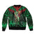 New Zealand ANZAC Day Sleeve Zip Bomber Jacket Aotearoa Hei Tiki