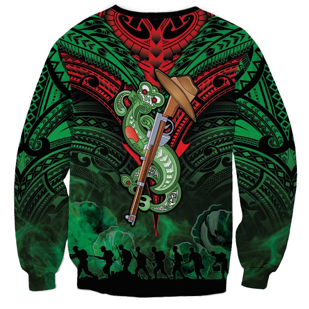 New Zealand ANZAC Day Sweatshirt Aotearoa Hei Tiki