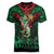 New Zealand ANZAC Day Women V-Neck T-Shirt Aotearoa Hei Tiki
