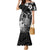 Hawaii King Kamehameha Day Family Matching Mermaid Dress and Hawaiian Shirt Polynesian Pattern Mix Hibiscus Black