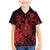 Hawaii King Kamehameha Day Family Matching Mermaid Dress and Hawaiian Shirt Polynesian Pattern Mix Hibiscus Red