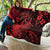 Hawaii King Kamehameha Day Quilt Polynesian Pattern Mix Hibiscus Red