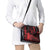 Hawaii King Kamehameha Day Shoulder Handbag Polynesian Pattern Mix Hibiscus Red