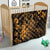 Hawaii King Kamehameha Day Quilt Polynesian Pattern Mix Hibiscus Gold