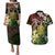 Hawaii King Kamehameha Day Couples Matching Puletasi and Hawaiian Shirt Polynesian Pattern Mix Hibiscus Reggae