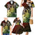 Hawaii King Kamehameha Day Family Matching Mermaid Dress and Hawaiian Shirt Polynesian Pattern Mix Hibiscus Reggae