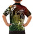 Hawaii King Kamehameha Day Family Matching Off The Shoulder Long Sleeve Dress and Hawaiian Shirt Polynesian Pattern Mix Hibiscus Reggae