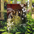 Hawaii King Kamehameha Day Garden Flag Polynesian Pattern Mix Hibiscus Reggae