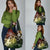 Hawaii King Kamehameha Day Grocery Bag Polynesian Pattern Mix Hibiscus Reggae