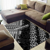 Hawaii Papakolea Born And Raised Area Rug Hawaiian Tribal Pattern LT05 - Polynesian Pride
