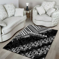 Hawaii Papakolea Born And Raised Area Rug Hawaiian Tribal Pattern LT05 - Polynesian Pride