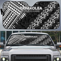 Hawaii Papakolea Born And Raised Auto Sun Shade Hawaiian Tribal Pattern