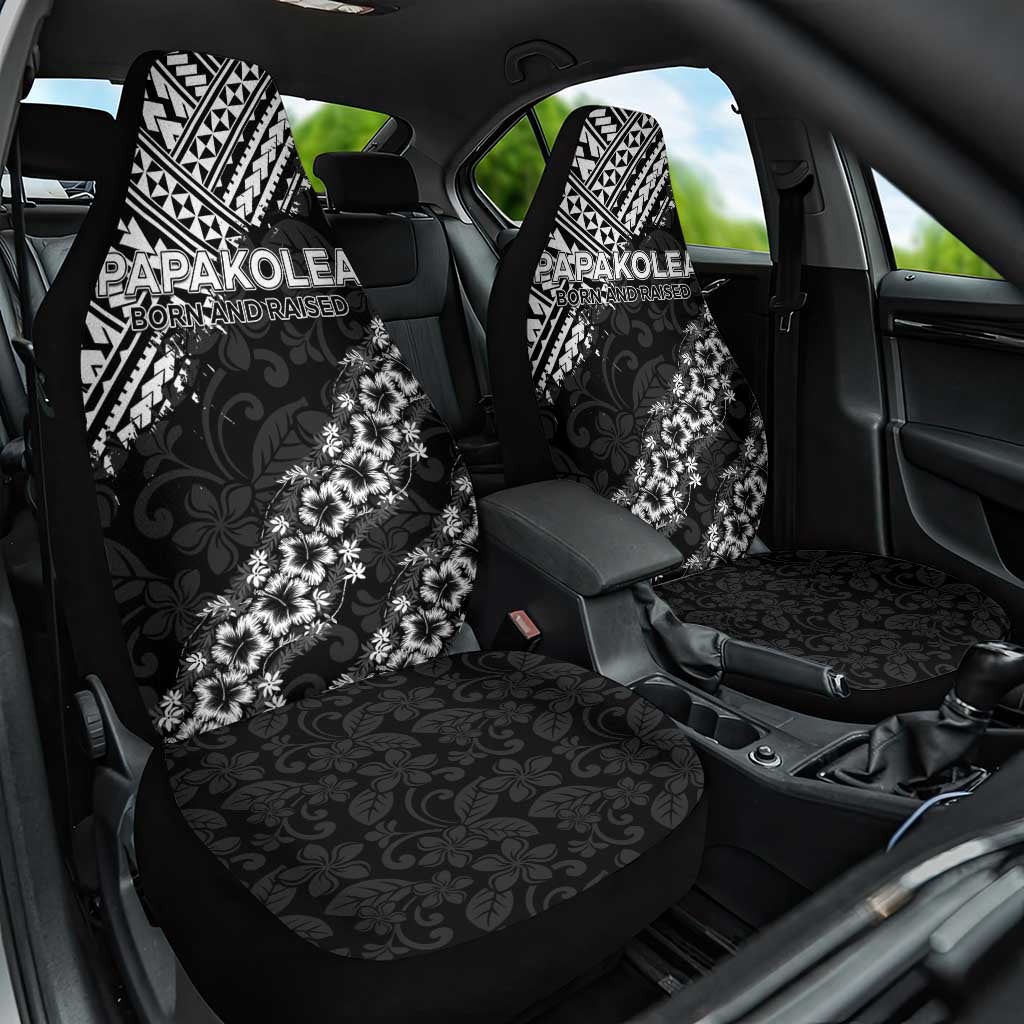 Hawaii Papakolea Born And Raised Car Seat Cover Hawaiian Tribal Pattern