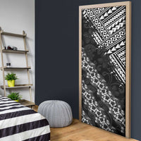 Hawaii Papakolea Born And Raised Door Cover Hawaiian Tribal Pattern LT05 - Polynesian Pride