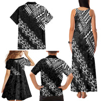 Hawaii Papakolea Born And Raised Family Matching Tank Maxi Dress and Hawaiian Shirt Hawaiian Tribal Pattern