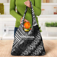 Hawaii Papakolea Born And Raised Grocery Bag Hawaiian Tribal Pattern LT05 - Polynesian Pride