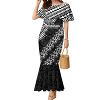 Hawaii Papakolea Born And Raised Mermaid Dress Hawaiian Tribal Pattern