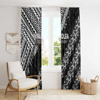 Hawaii Papakolea Born And Raised Window Curtain Hawaiian Tribal Pattern