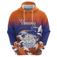 Marshall Islands Fishermen's Day Hoodie It's Fishing Time LT05 - Polynesian Pride
