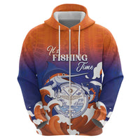 Marshall Islands Fishermen's Day Hoodie It's Fishing Time LT05 - Polynesian Pride