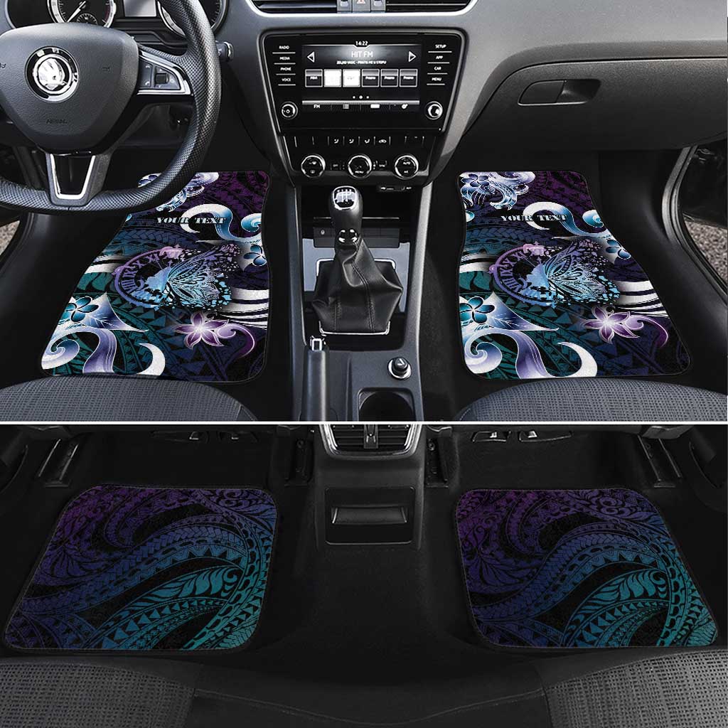 Polynesia Suicide Prevention Awareness Car Mats No Story Should End Too Soon LT05 Set 4pcs Purple - Polynesian Pride