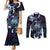 Personalised Polynesia Suicide Prevention Awareness Couples Matching Mermaid Dress and Long Sleeve Button Shirt No Story Should End Too Soon