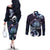 Personalised Polynesia Suicide Prevention Awareness Couples Matching Off The Shoulder Long Sleeve Dress and Long Sleeve Button Shirt No Story Should End Too Soon