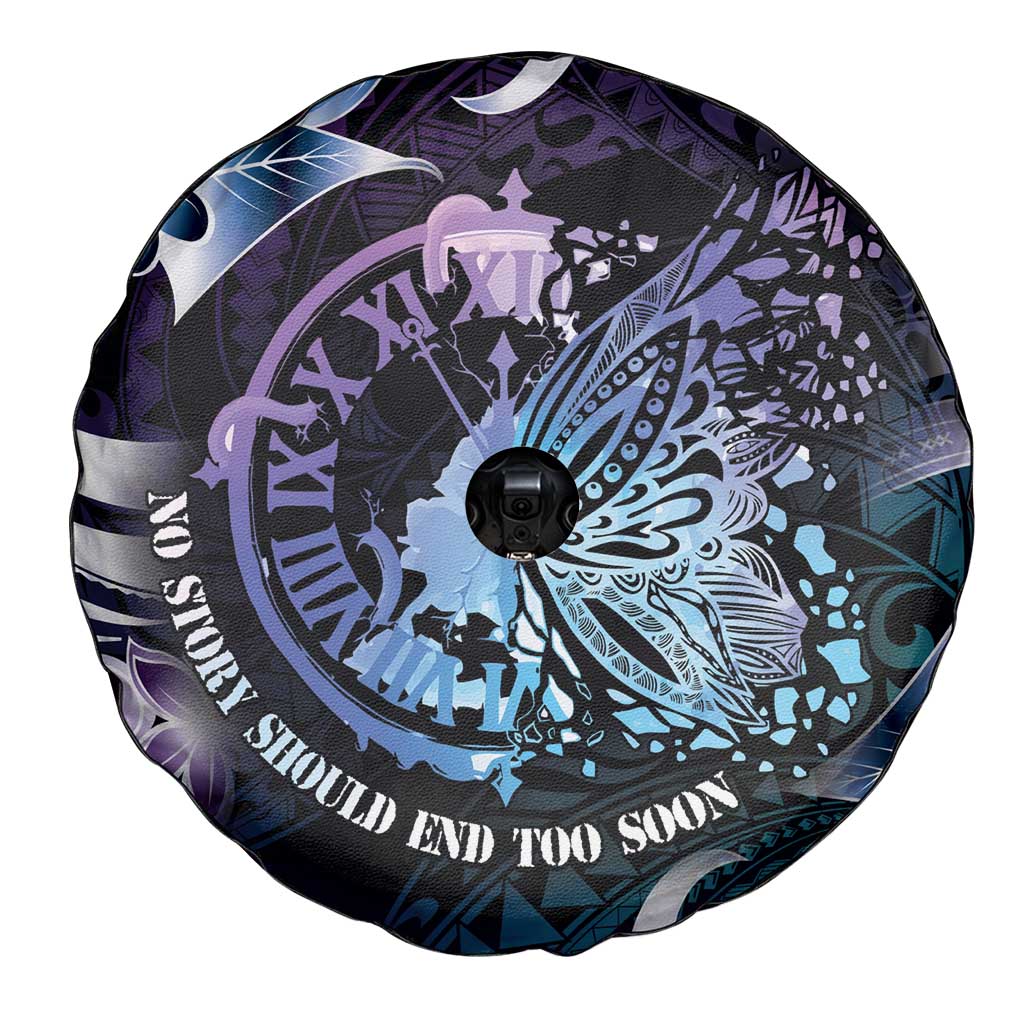 Polynesia Suicide Prevention Awareness Spare Tire Cover No Story Should End Too Soon