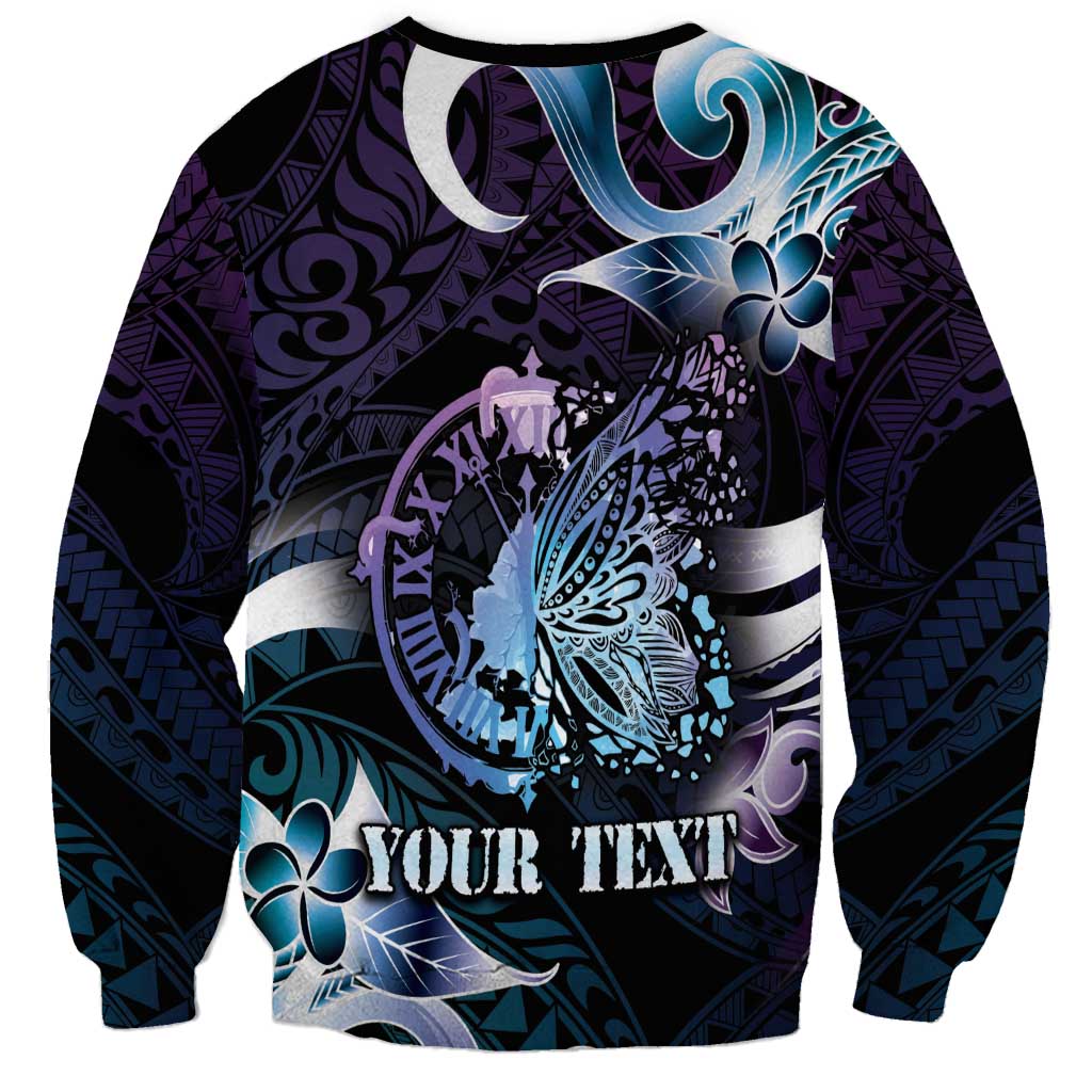 Personalised Polynesia Suicide Prevention Awareness Sweatshirt No Story Should End Too Soon