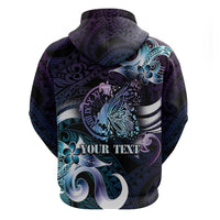 Personalised Polynesia Suicide Prevention Awareness Zip Hoodie No Story Should End Too Soon