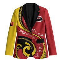 Papua New Guinea 50th Independence Anniversary Blazer Special Style Red Version - Polynesian Pride