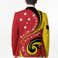 Papua New Guinea 50th Independence Anniversary Blazer Special Style Red Version - Polynesian Pride