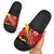 Papua New Guinea 50th Independence Anniversary Slide Sandals Special Style Red Version - Polynesian Pride