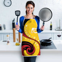 Papua New Guinea 50th Independence Anniversary Apron Special Style Yellow Version - Polynesian Pride