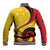 Papua New Guinea 50th Independence Anniversary Baseball Jacket Special Style Yellow Version - Polynesian Pride
