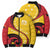 Papua New Guinea 50th Independence Anniversary Bomber Puffer Jacket Special Style Yellow Version - Polynesian Pride